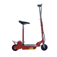 HOMCOM Foldable Electric Scooter for Teens Over 7 years old 12V Battery 120W-Red(m-11)