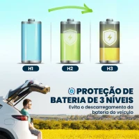 Outsunny Frigorífico Portátil Elétrico 30L com Compressor Controlo por App Ecrã Luz LED Pegas Modos ECO e MAX de -20℃ a +20 ℃ Preto(m-8)