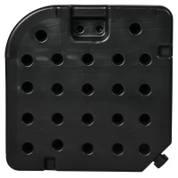 Outsunny Base para Sombrilla de 4 Piezas Soporte para Parasol de HDPE Rellenable con Agua 59 kg o Arena 80 kg para Jardín Negro(m-8)