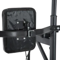 HOMCOM Stazione Fitness Multifunzione Power Tower per Allenamento a Casa Professionale Portata 120kg 129x98x172-224cm(m-9)