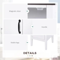 HOMCOM Mobile Bagno Alto Stretto, Mobiletto Bagno Salvaspazio con 3 Ripiani Aperti, Ripiano Regolabile, per Lavanderia, 40x38x162.5 cm, Bianco(m-5)