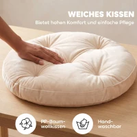 PawHut Katzenbett Rattan Katzenhöhle mit Waschbarem Kissen und Spielball, für Katzen bis 10 kg, 45 x 41 x 75 cm, Hellbraun(m-7)