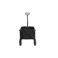 Chariot pliable, pour camping, courses, 77x48x45 cm, Noir(m-7)
