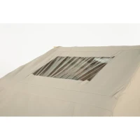 Tente de toit gonflable pour voiture/SUV, place pour 2 adultes + 1 enfant, 220x145x140 cm, Noir+Crème(m-8)