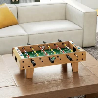 HOMCOM Fotbal de Masă Pliabil pentru Adulți și Copii din MDF 69x36.5x22 cm(m-7)