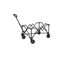 Chariot pliable, pour camping, courses, 77x48x45 cm, Noir(m-11)