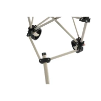 Chariot pliable, pour camping, courses, 77x48x45 cm, Beige(m-12)