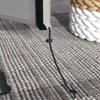Outsunny Funda para Balancín de Jardín con Cremallera Cubierta para Muebles de Exterior 177x114x152 cm Gris(m-9)