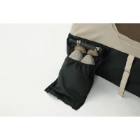 Tente de toit gonflable pour voiture/SUV, place pour 2 adultes + 1 enfant, 220x145x140 cm, Noir+Crème(m-9)