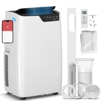 HOMCOM Portable Air Conditioner 12000 BTU, 4-in-1 AC Unit with Cool, Dehumidifier, Fan, Sleep Mode, WiFi Voice Remote Control(m-10)