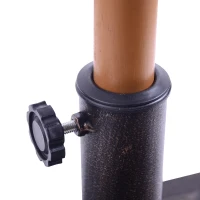 Outsunny Zonneschermvoet 9 kg schermvoet zonneschermstandaard 38/ 48 mm hars brons(m-5)