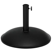 Outsunny Zonneschermstandaard zonneschermvoet rond parasolvoet 20 kg basis staal(m-11)