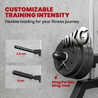 SPORTNOW Cable Station, Wall-Mounted, Adjustable 16-Position Pulleys Machine, Black.(m-5)