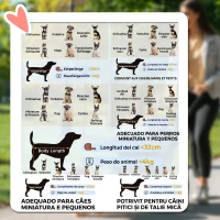 PawHut Cărucior pliabil pentru câini mici cu lesă de siguranță și coș, negru(m-4)