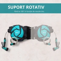Durhand Rola Furtun Gradina – 10 m, Automata cu Montaj Perete(m-7)
