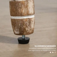 HOMCOM eetkamerstoel retro design(m-6)