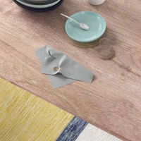 HOMCOM Conjunto de Comedor 5 Piezas Juego de 1 Mesa y 4 Sillas con Pies Acero para Cocina 110x70x75 cm Madera Natural y Blanco(m-9)