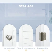 HOMCOM Armario Alto de Baño con Estantes Abiertos y Balda Interior Mueble Auxiliar de Almacenaje 34x20x165 cm Blanco(m-6)