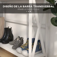 HOMCOM Mesa de Consola de Madera Mesa de Entrada con 1 Cajón y 1 Estante de Almacenaje para Pasillo Salón 100x30x81cm Blanco(m-5)