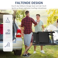 Outsunny ligstoel 9 standen staal mesh(m-4)