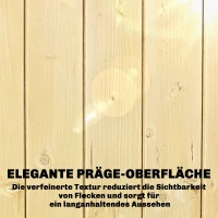 Outsunny Gartenschrank Holz extra hohe Geräteschuppen mit verstellbar Ablage magnetisch Tür galvanisiert Dach Belüftung(m-8)