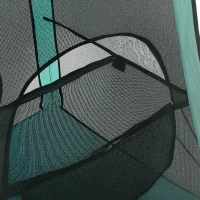PawHut Cat Tent, 3-Tier Portable Pet Tent for Indoor Outdoor, Cat House with Multi-Door, Carry Bag, Breathable Mesh(m-10)