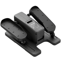 SPORTNOW Mini Ellittica da Scrivania, Manuale/Automatica, 12 Velocità Regolabili per Casa.