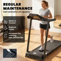 HOMCOM Treadmill Electric Motorised Running Machine w/ LED Display(m-5)