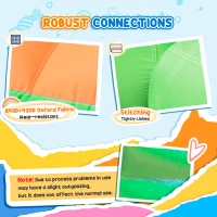 Outsunny Kids Bouncy Castle, 5 in 1 Large Crocodile Style Inflatable House Water Pool for Kids Age 3-8, Green(m-6)