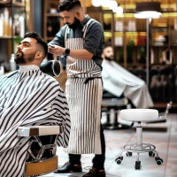 Vinsetto Scaun de salon, reglabil pe înălțime, piele ecologică, până la 110 kg, Ø42x50-64H cm, Alb(m-5)