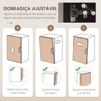 HOMCOM Armário de Cozinha com Prateleiras e Portas de Vidro  Armário Alto de Cozinha para Pequenos Eletrodomésticos e Louças 80x37x183 cm Preto(m-5)
