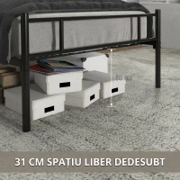 HOMCOM Comodă cu 4 Sertare Pliabile și Raft, Mobilier pentru Camera de Zi și Dormitor, 58x29x78.5 cm, Multicolor(m-4)