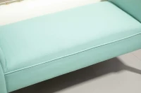 HOMCOM Bancă pentru capătul patului tapițată în pânză cu picioare din lemn, cotiere și șezut căptușit Verde deschis(m-4)