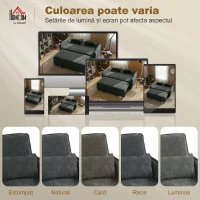 HOMCOM Canapea mică extensibilă cu saltea integrată(m-8)