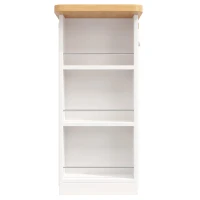 360° Rotating Kitchen Island with App-Controlled LED Lights and Music Sync, Extendable Bar Table with 4 Drawers, 135L x 39W x 93H cm, White(m-10)