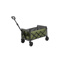 Carrito plegable para playa y jardín, para camping, compras, 66x41x44,5 cm, Verde(m-4)