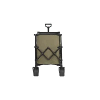Carrito de playa plegable, 109x53x83 cm, Verde militar(m-7)