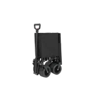 Carrito de playa plegable, 109x53x83 cm, Negro(m-8)