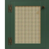 Large Freestanding Storage Cabinet with Adjustable Shelves, Tall Kitchen Cupboard with Colour-Changing Lighting, 120L x 40W x 180H cm, Antique Green(m-9)