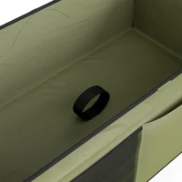 Outsunny Bolderkar, Opvouwbaar, 5 Zijzakken, Verstelbare Handgreep, Tot 120 kg Belastbaar, Staal, 108 x 55 x 93 cm, Groen(m-11)
