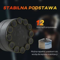 HOMCOM Stojak bokserski zestaw bokserski z gruszką 160–230cm z regulacją wysokości wolnostojący(m-6)