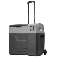 HOMCOM Car Refrigerator, Portable 12/24V 50 Litre Compressor Fridge Freezer, Electric Cooler Box for Camping, Travel, Picnic, Down to -20℃(m-1)