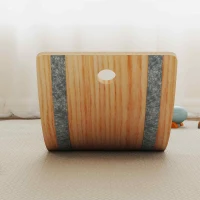 AIYAPLAY Kids Wooden Balance Board with Rope, Wooden Wobble Board with Felt for Sensory Play, for Toddler 3-6 Years Old(m-9)