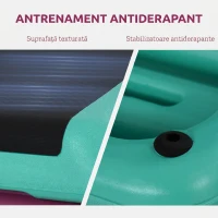 HOMCOM Stepper aerobic antiderapant și reglabil pe 3 niveluri, din plastic și PP, 110x40x20 cm, multicolor(m-5)