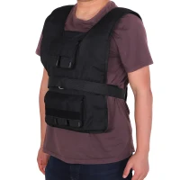 HOMCOM Gewichtsweste 15 KG / 20 KG / 30 KG verstellbare Trainingsweste mit herausnehmenbar Gewichten Laufweste Damen Herren für Muskelaufbau Krafttraining, Laufen, Fitness, Cross Training(m-8)