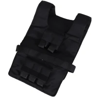 HOMCOM Gewichtsweste 15 KG / 20 KG / 30 KG verstellbare Trainingsweste mit herausnehmenbar Gewichten Laufweste Damen Herren für Muskelaufbau Krafttraining, Laufen, Fitness, Cross Training(m-10)