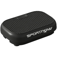 SPORTNOW Plateforme Vibrante Fitness Appareil de Musculation 200W Plaque Vibrante 120 Vitesse 5 Programmes Perte de Poids Noir