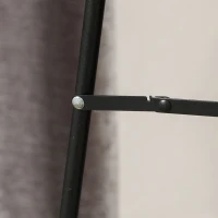 HOMCOM Volledige Lichaamsspiegel, 160 x 50 cm Golvende Staande Spiegel met Fluwelen Rand, Grote Wandspiegel, Passpiegel voor Woonkamer, Slaapkamer, Garderobe, Hal, Wit(m-8)