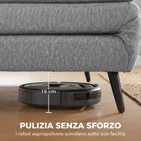 HOMCOM Divano Letto 2 Posti 3 in 1 in Tessuto Effetto Lino con 2 Cuscini, Struttura in Eucalipto, Grigio Chiaro(m-7)