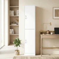 HOMCOM Libreria Alta 180 cm, moderna scaffalatura 5 ripiani regolabili per camera o studio.(m-10)